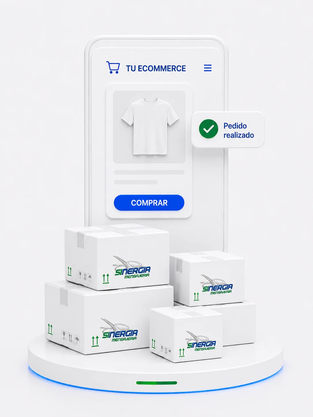 Logística para ecommerce da Sinergia em Madrid